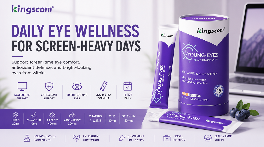 Daily Eye Wellness: Natural Nutrition For Screen-Tired Eyes