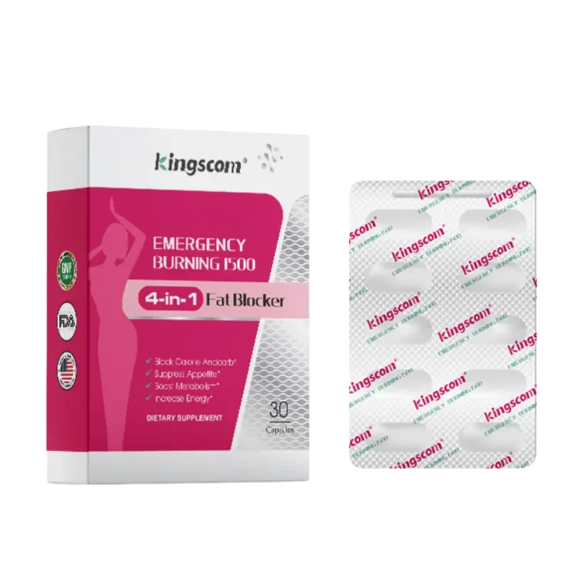 Kingscom 4-in-1 Plant-Based Meal Support Capsules: Your Path to Effortless Eating