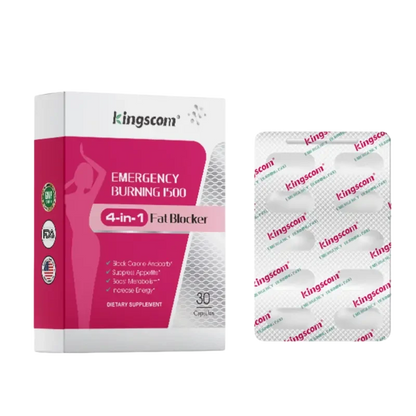 Kingscom 4-in-1 Plant-Based Meal Support Capsules: Your Path to Effortless Eating
