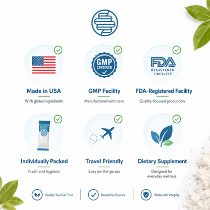 Kingscom Daily Probiotic Powder – 30 Billion CFUs & 8 Strains