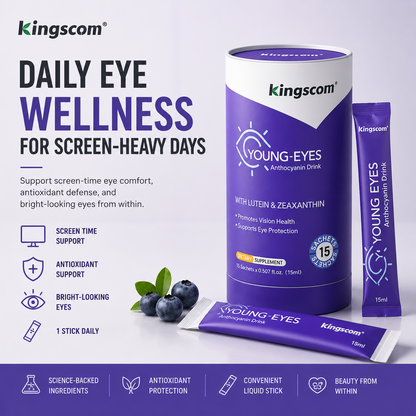 Kingscom Young-Eyes Anthocyanin Eye Wellness Drink – 15 Sticks