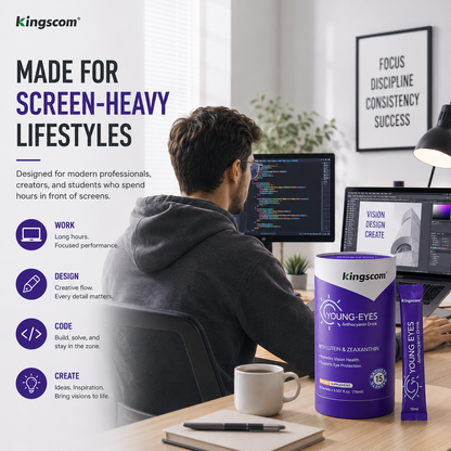 Kingscom Young-Eyes Anthocyanin Eye Wellness Drink – 15 Sticks