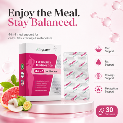 Kingscom 4-in-1 Meal Balance Capsules 30ct