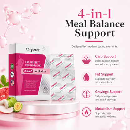 Kingscom 4-in-1 Meal Balance Capsules 30ct