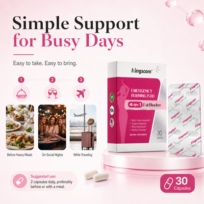 Kingscom 4-in-1 Meal Balance Capsules 30ct