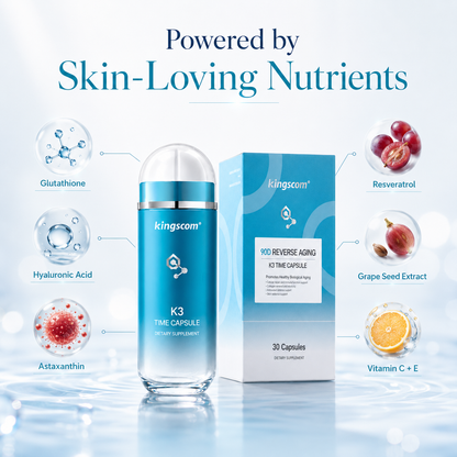 Kingscom K3 Time Capsule Anti-Aging Skin Supplement 30 Capsules