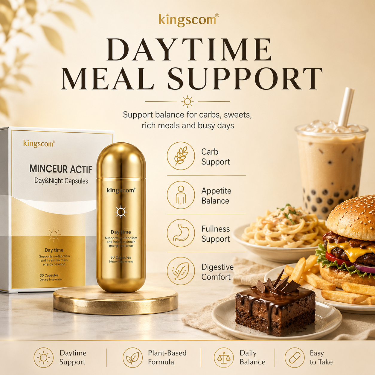 Kingscom Day & Night Digest Wellness Capsules