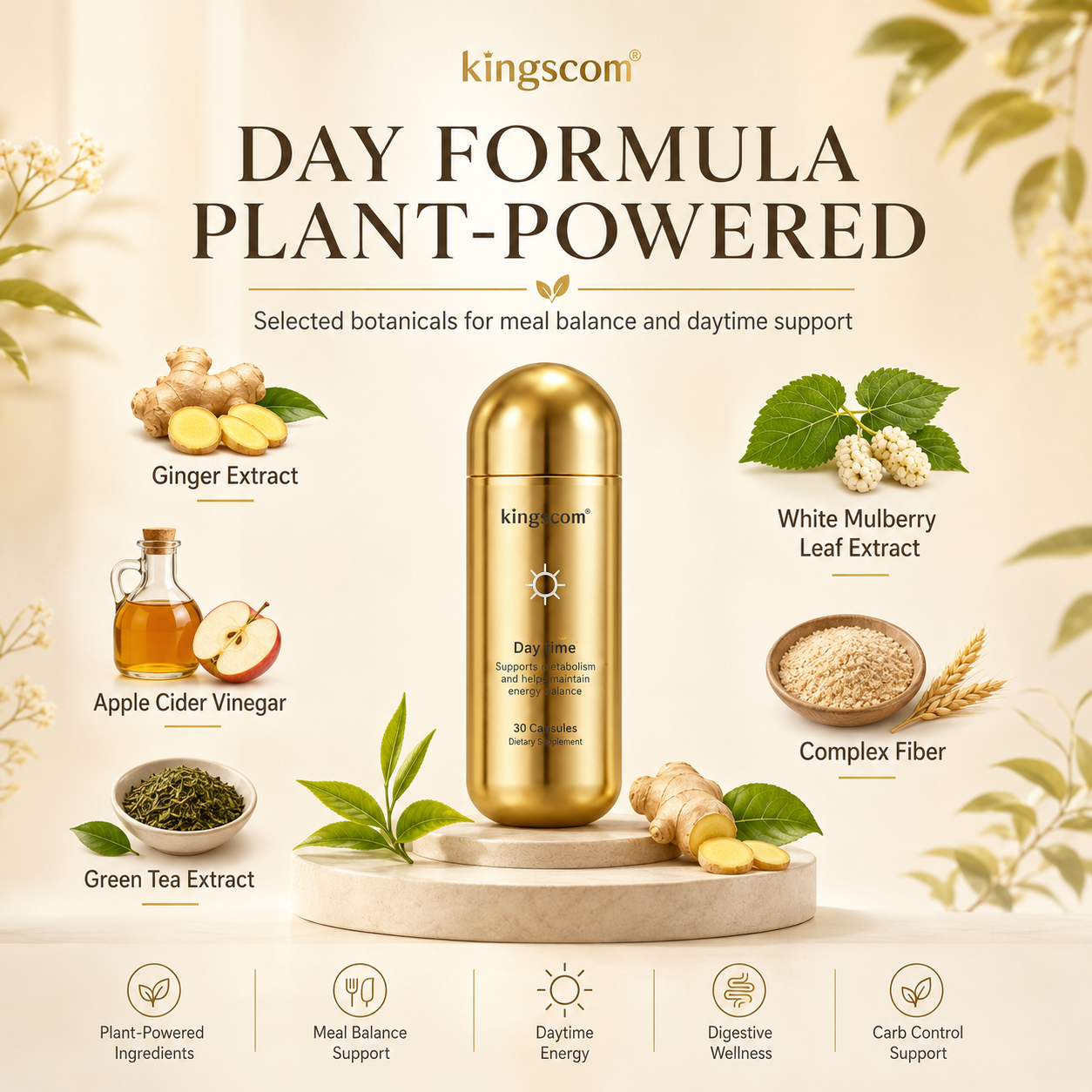 Kingscom Day & Night Digest Wellness Capsules