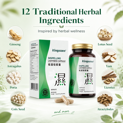 Kingscom 12-Herb Digestive Support Capsules 60ct