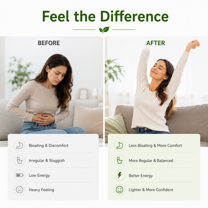 Kingscom Gentle Herbal Gut Wellness Tablets – 30 Tablets Daily Digestive Support