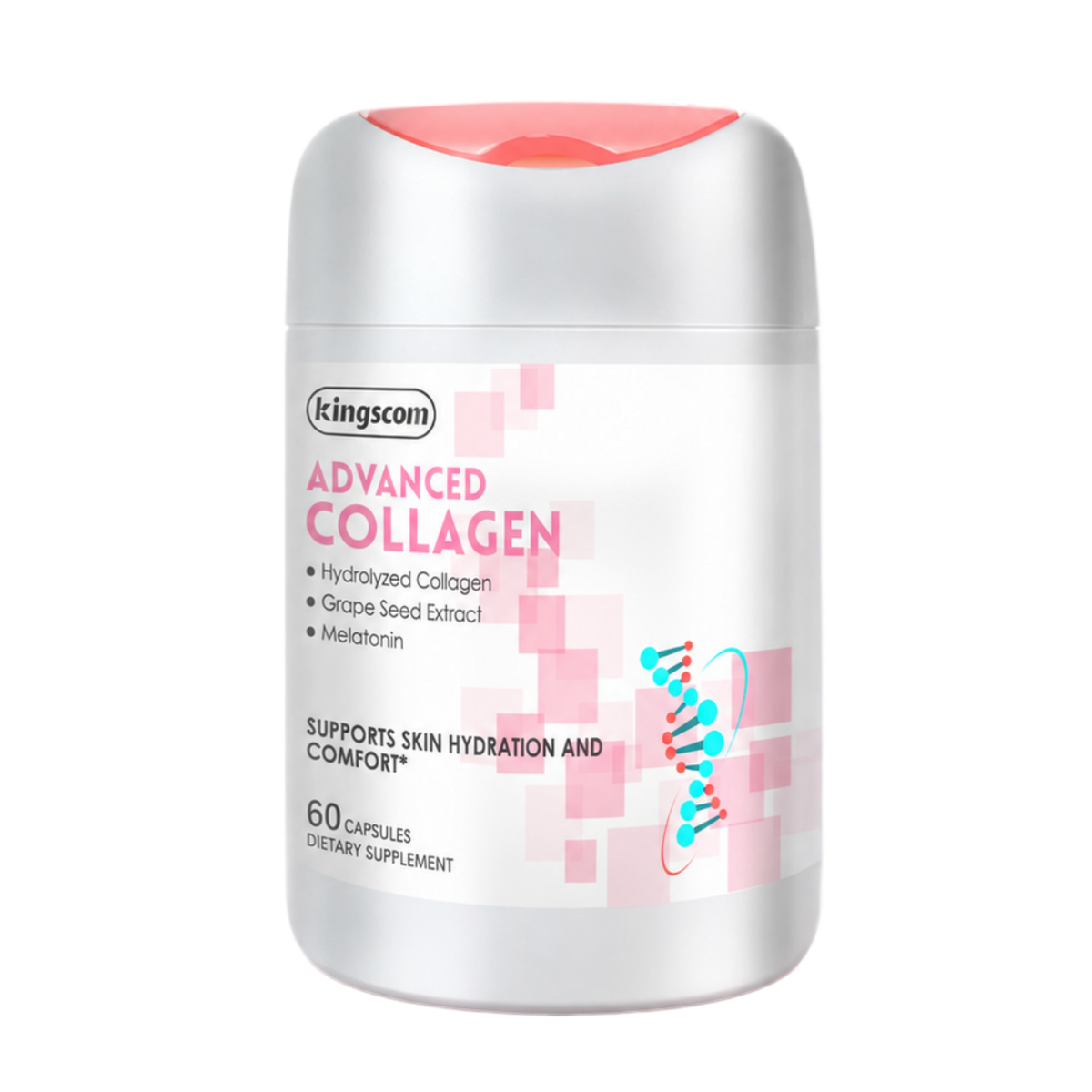 Kingscom Collagen Peptide Capsules – Daily Skin Hydration & Wellness Support