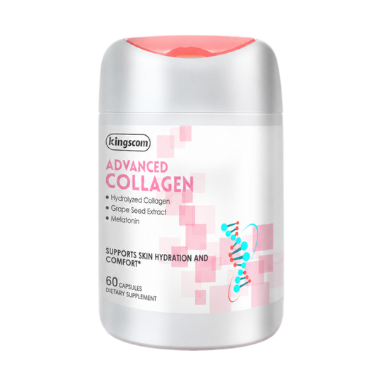 Kingscom Collagen Capsules with Hyaluronic Acid & Melatonin