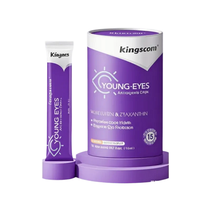 Kingscom Young-Eyes Anthocyanin Eye Wellness Drink – 15 Convenient Sticks for Screen Users