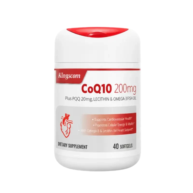 Kingscom CoQ10 Softgels – Daily Cellular Energy & Antioxidant Wellness Support